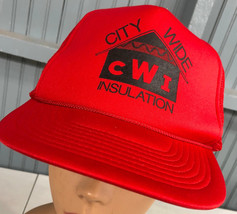 CWI City Wide Insulation Vintage Snapback Baseball Hat Cap - £12.39 GBP