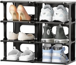 Haixin Shoe Racks For Bedroom Plastic Organizer For Closet 8 Tier Shoe C... - £32.89 GBP