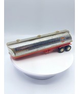 Rare Vintage Tonka GULF Gasoline Tanker Truck Tractor Trailer Orange - £7.54 GBP