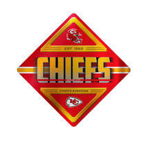 Kansas City Chiefs Sign Metal Diamond Shape - €50,31 EUR
