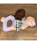 Vintage Hillbilly Drunk Man Moonshine Jug Pig Salt and Pepper Shakers - $723.50 MXN