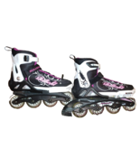 Rollerblades Spitfire XT-G Girls Adjustable Sizes 5-8 Black Pink 72mm Wh... - $947.53 MXN