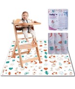 Unisex BabyOya High Chair Activity Splot Floor Mat White Multicolor 100 ... - $21.73 CAD