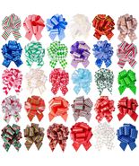 VGOODALL Christmas Pull Bows 5 Inch 30PCS Red Gift Wrap Decor - $272.44 MXN