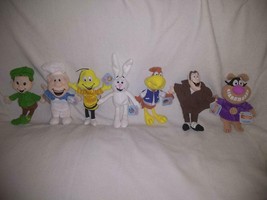 Breakfast Pals Complete Set of 7 Plush Cereal Characters - £160.76 GBP