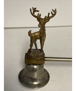 Vintage Brass Candle Snuffer with Stag Deer Atop Vintage One-of-a-Kind - $564.52 MXN