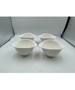 Set of 4 Villeroy &amp; Boch DUNE LINES 6 1/4&quot; Deep Soup / Chili Bowls - $308.59 CAD