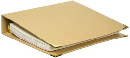 ADORNit Coloring Kraft 3-Ring Blank Binder Blank 9&quot; 9 3/4&quot; cover  7&quot;x9 1... - £15.62 GBP