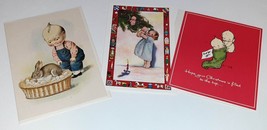 Vintage 70s x3 Kewpie Doll Christmas Easter Cards NEW American Greetings w/Env - £7.12 GBP