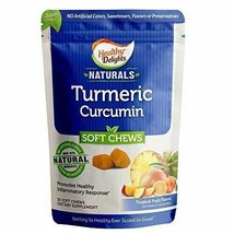Healthy Delights Naturals, Turmeric Curcumin Soft Chews, Promotes Healthy Inf... - £14.77 GBP