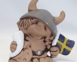 Viking Troll  Ewa Jarenskog Jie Keramik Sweden Sverige Trollet Ceramic F... - $18.61