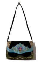 Oovoo Embroidered Floral Pattern Handbag - £38.72 GBP