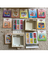 Vintage Teddy Ruxpin Book-N-Tape Along Carrying Case - RARE 12 tapes &amp; 8... - $123.74