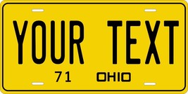 Ohio 1971 License Plate Personalized Custom Car Auto Bike Motorcycle Moped - £8.78 GBP+