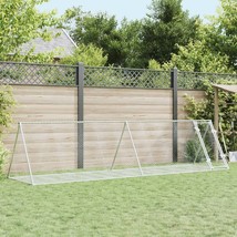 vidaXL Rabbit Hutch Silver Galvanized Steel Large Durable Rabbit Hutch - $5,229.89 MXN