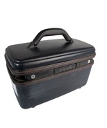 Vintage 90s Samsonite Silhouette 5 Black Train Case Luggage Cosmetic Mirror - $40.93 CAD