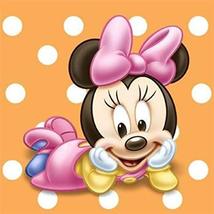 Disney Minnie&#39;s 1st Birthday Beverage Napkins (16) - £2.33 GBP