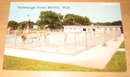 Greetings From Berlin Wisconsin Postcard - £7.73 GBP