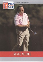 Rives Mcbee 1990 Pro Set Pga Tour Card # 89 - £0.39 GBP