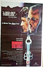 1987 Shoot To Kill Original Movie Poster Sidney Poitier, Tom Berenger 195 - £10.38 GBP