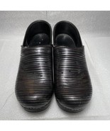 Dansko Womens Professional Clog Striped Leather EU 39 US 8.5-9 Western M... - £18.28 GBP