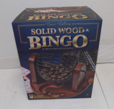 Game Gallery Solid Wood Bingo New in Box - £23.05 GBP