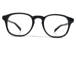 Warby Parker DOWNING 100 Eyeglasses Frames Black Round Full Rim 48-21-140 - £18.53 GBP