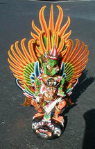 Garuda with Vishnu handmade wood carving from Bali Indonesia 28 inch siz... - £395.68 GBP