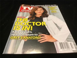 Tv Guide Magazine Oct 11-24, 2021 The Doctor is in! Greys Anatomy, Seal team - £6.94 GBP