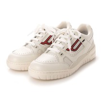 Bally Women KUBA White Rosso Leather Lamb Low Top Sneakers Shoes US 11.5 / EU 9 - £148.83 GBP