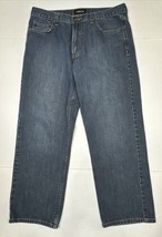 Claiborne Jeans Dark Straight Denim Men Size 36x30 (Measure 34x29) - $16.59