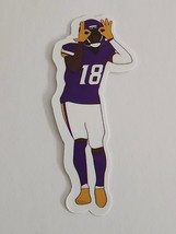 Football Player Doing Dance #18 Super Cool and Fun Sticker Decal Embellishment - £2.02 GBP