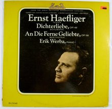 Ernst Haefliger: Dichterliebe, Op. 48; An Die Ferne Geliebte, Op 98; Eri... - $12.69