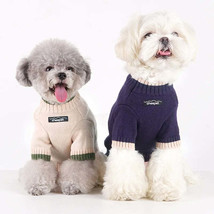 Pet Cat Dog Sweater Classic Warm Dog Cat Clothes Puppy Jacket Coat Cute ... - £44.05 GBP+