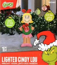 THE GRINCH 6023467 CINDY LOU CHRISTMAS AIRBLOWN INFLATABLE 4' - NEW! - $34.98