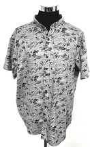 Columbia Sportswear Island Casual Shirt Men&#39;s Size XXL Gray Button Front Cotton - £12.46 GBP