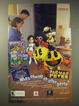 2002 Namco Pac-Man Fever Video Game Ad - Who&#39;s coming to your party? - £14.53 GBP