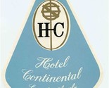 Hotel Continental Luggage Label Luanda Angola  - £9.47 GBP