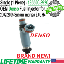 NEW OEM Denso x1 Fuel Injector for 2002-2005 Subaru Impreza 2.0L H4 Turbocharged - $79.19