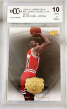 2009-10 Upper Deck MJ Legacy Collection Gold Michael Jordan #24 BCCG 10 ... - £41.44 GBP