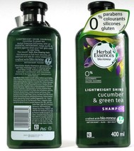 2 Ct Herbal Essences Bio Renew Lightweight Cucumber & Green Tea Shampoo 400ml - $29.99