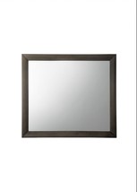 35 Inch Gray Oak Framed Accent Mirror - $195.49