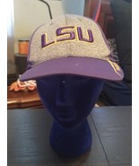 Russell Purple Gray Gold LSU Tigers Straoback Hat Embroidered Unisex  - $20.23 CAD
