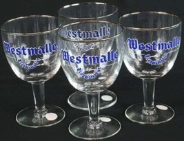 Westmalle Trappist Beer Vintage Chalice - Set of 4 - £37.01 GBP