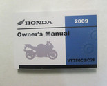 2009 Honda VT750C2 Ombra Spirit 750 Operatori Proprietari Owner Manuale ... - $99.98
