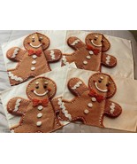 NEW SET OF 4 WOVEN GINGERBREAD MAN PLACEMATS 17.7x11.8” - $365.81 MXN