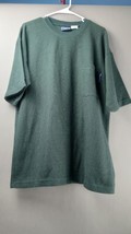 Ocean Pacific Wnter surf Green Pocket Crew neck SS Vintage Size Large 1196 - $27.25