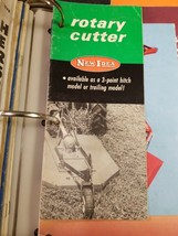 vintage New Idea toraty Cutter sales flier advertisement. - $3.92