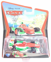 Disney Pixar Cars 2 Francesco Bernoulli #4 2010 Mattel W1942 World Grand... - $20.78