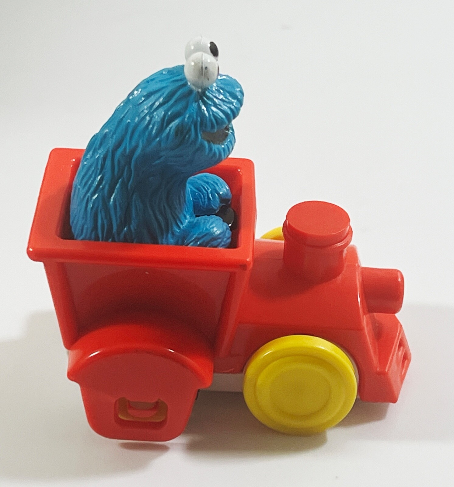 1 Sesame Street Cookie Monster in train vehicle ILLCO Thailand Jim Henson - $6.24